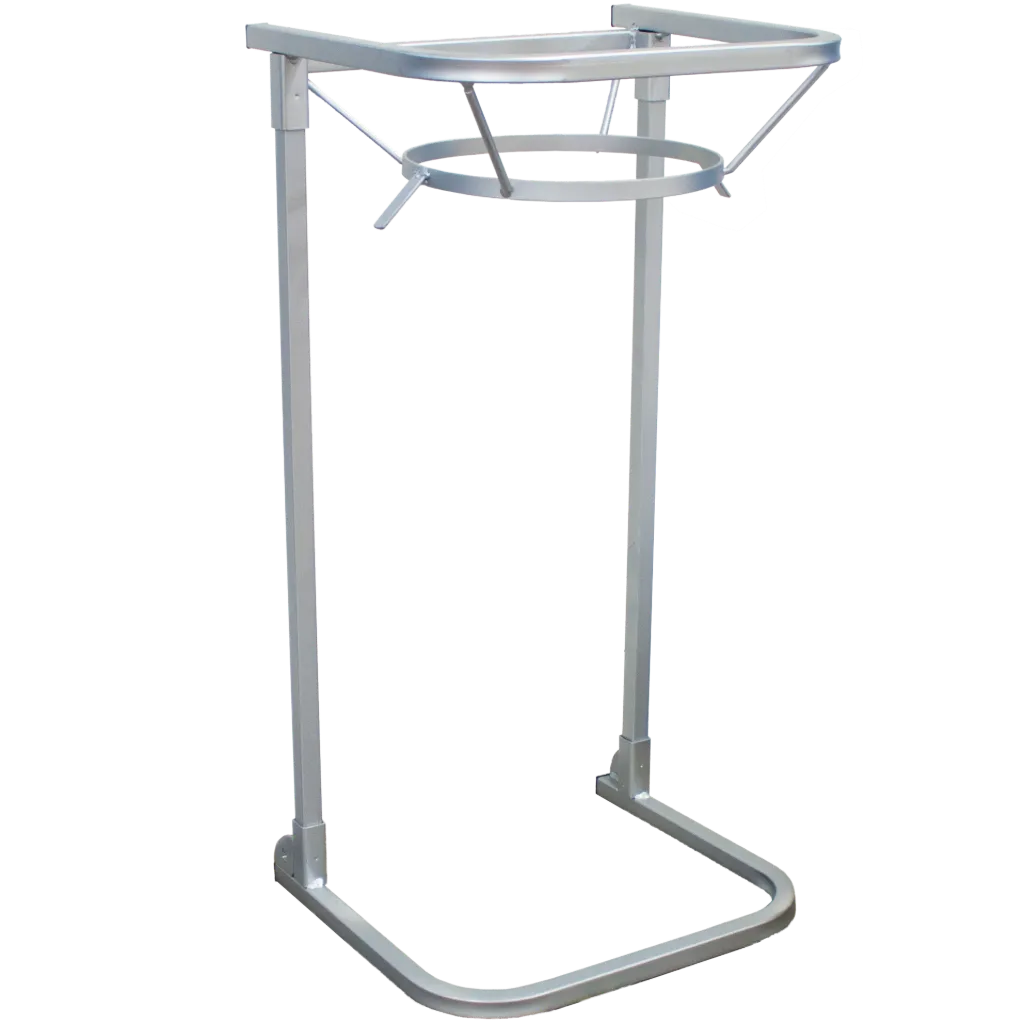 240 L Support pour sac en plastique | Galvanisé