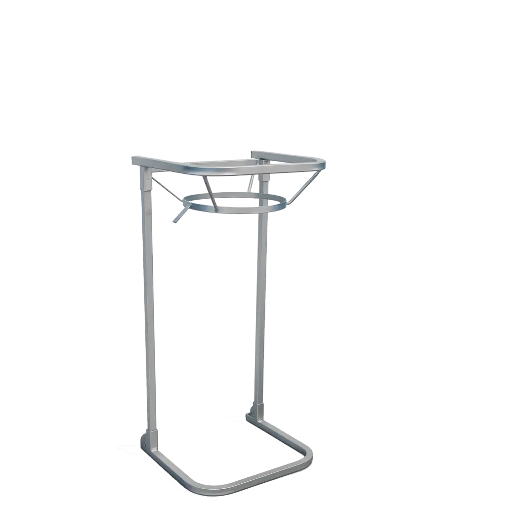 125 L Plastic Bag Stand | Galvanized