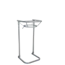 125 L Plastic Bag Stand | Galvanized
